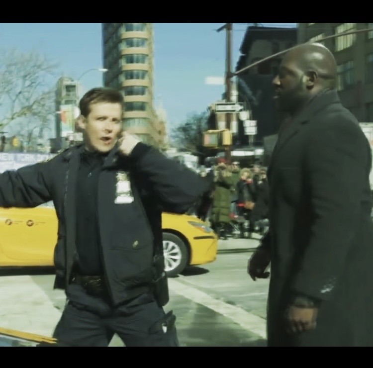 Tomike Ogugua opposite Rob Estes on Blue Bloods