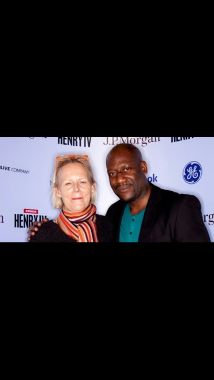 Tomike Ogugua with director Phyllida Lloyd